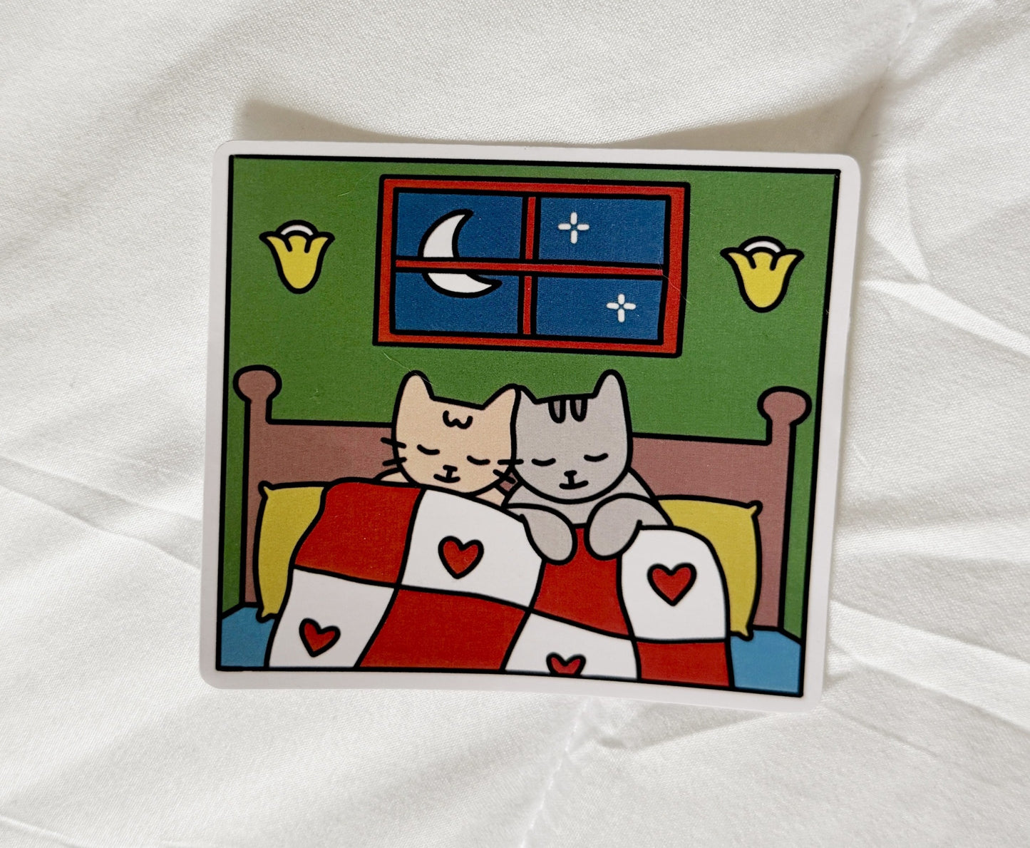 Goodnight Leia & Luna Sticker